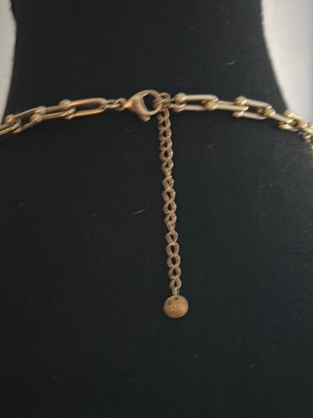 Gold Plated Chain Link Necklace - Picture 5 of 7